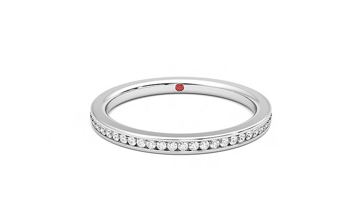 Taylor & Hart Buttercup Wedding Ring 360 degree image 1