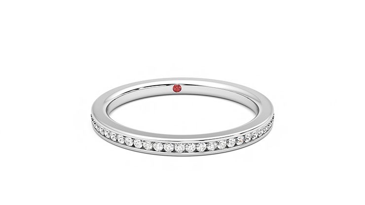 Taylor & Hart Buttercup Wedding Ring 360 degree image 2