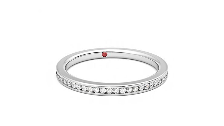 Taylor & Hart Buttercup Wedding Ring 360 degree image 3
