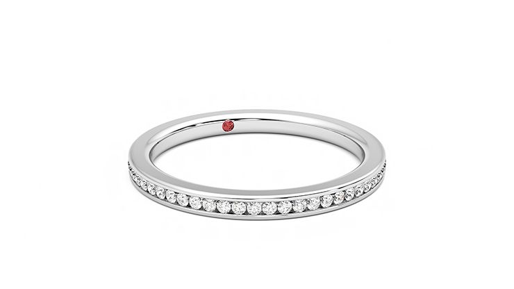 Taylor & Hart Buttercup Wedding Ring 360 degree image 4