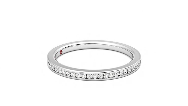 Taylor & Hart Buttercup Wedding Ring 360 degree image 8