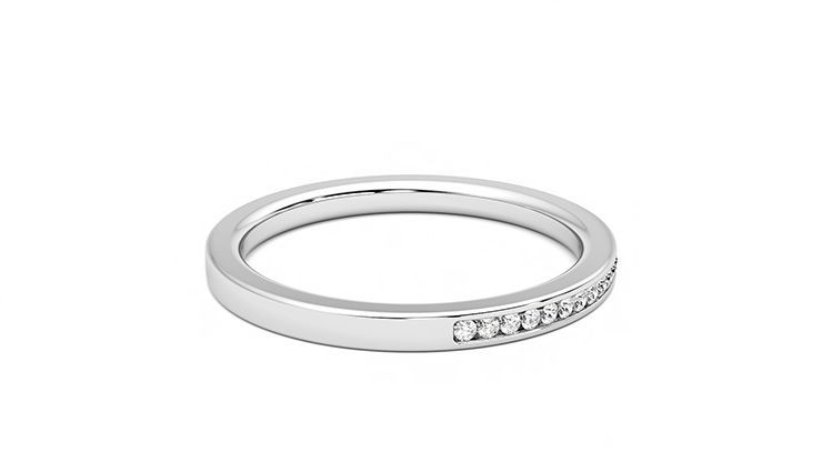 Taylor & Hart Buttercup Wedding Ring 360 degree image 13