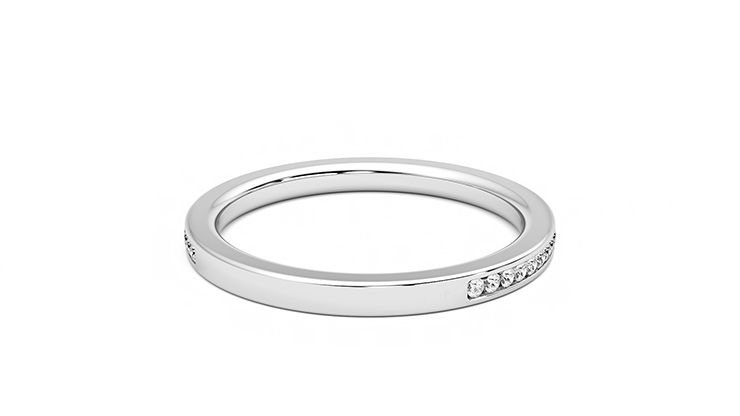 Taylor & Hart Buttercup Wedding Ring 360 degree image 14