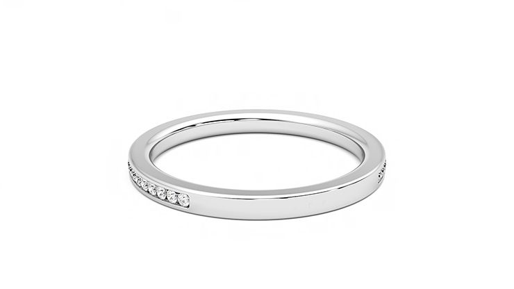 Taylor & Hart Buttercup Wedding Ring 360 degree image 16