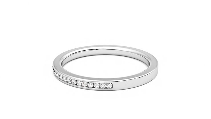 Taylor & Hart Buttercup Wedding Ring 360 degree image 18