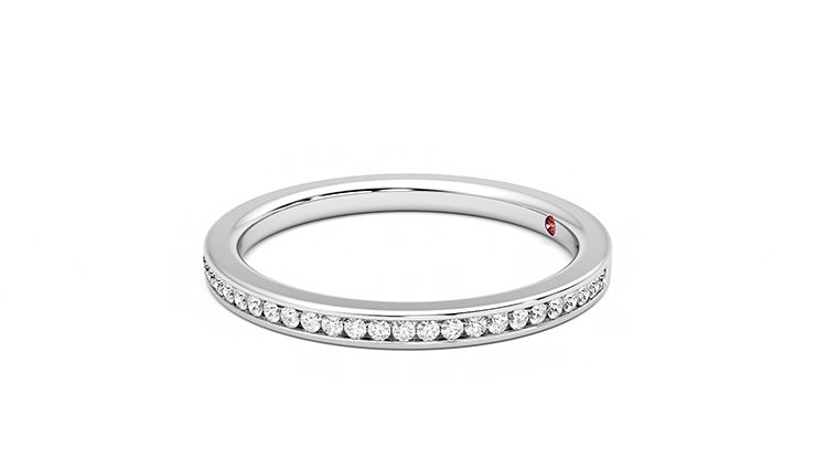 Taylor & Hart Buttercup Wedding Ring 360 degree image 22