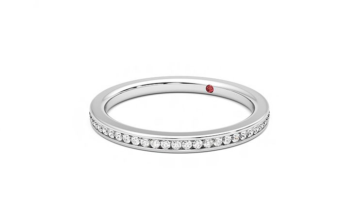 Taylor & Hart Buttercup Wedding Ring 360 degree image 25