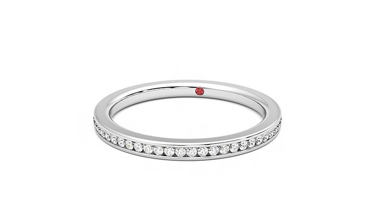 Taylor & Hart Buttercup Wedding Ring 360 degree image 27