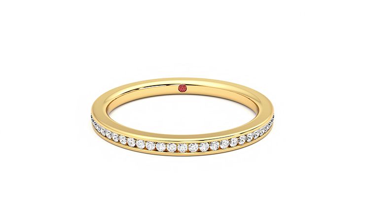 Taylor & Hart Buttercup Wedding Ring 360 degree image 0