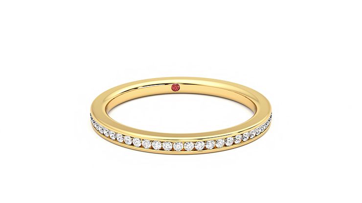 Taylor & Hart Buttercup Wedding Ring 360 degree image 2