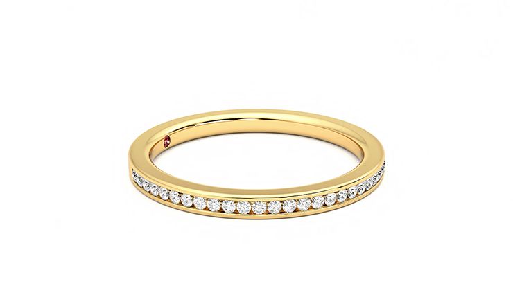 Taylor & Hart Buttercup Wedding Ring 360 degree image 8