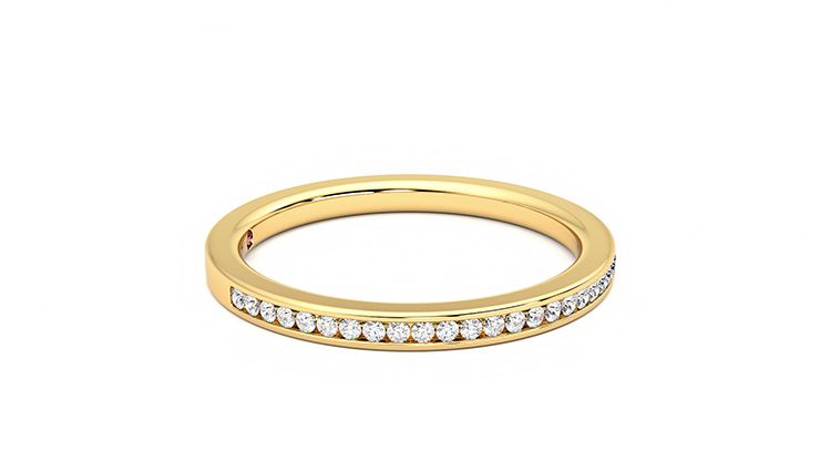 Taylor & Hart Buttercup Wedding Ring 360 degree image 9