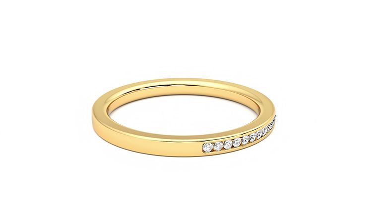 Taylor & Hart Buttercup Wedding Ring 360 degree image 13