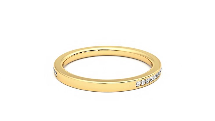 Taylor & Hart Buttercup Wedding Ring 360 degree image 14