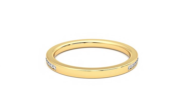 Taylor & Hart Buttercup Wedding Ring 360 degree image 15