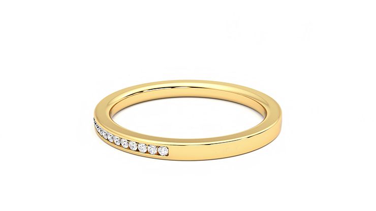 Taylor & Hart Buttercup Wedding Ring 360 degree image 17