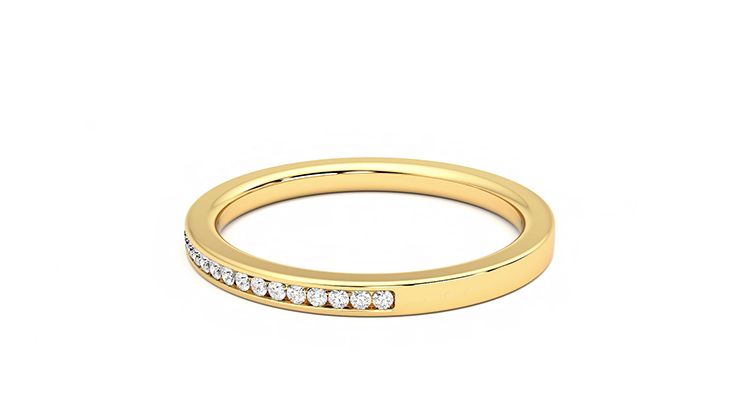 Taylor & Hart Buttercup Wedding Ring 360 degree image 18