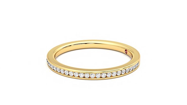 Taylor & Hart Buttercup Wedding Ring 360 degree image 22