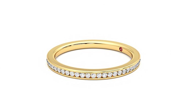 Taylor & Hart Buttercup Wedding Ring 360 degree image 23