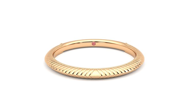 Taylor & Hart Calico Wedding Ring 360 degree image 1