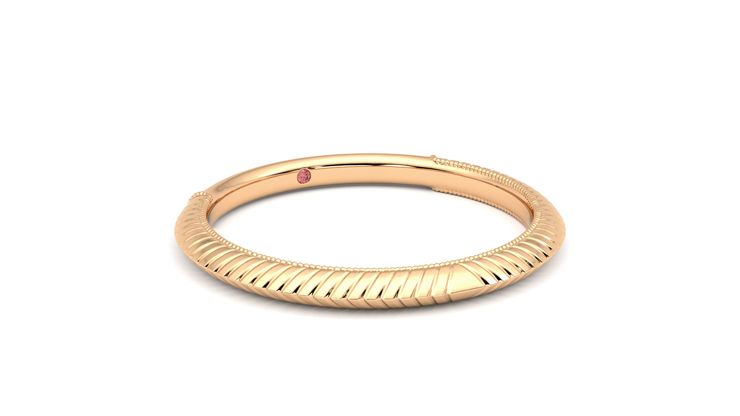 Taylor & Hart Calico Wedding Ring 360 degree image 5