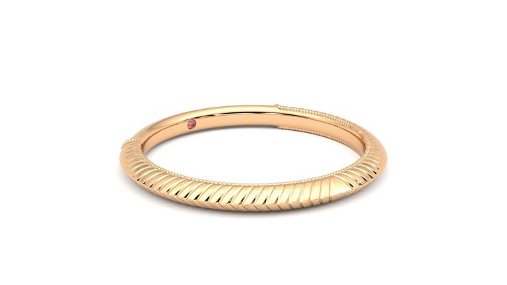 Taylor & Hart Calico Wedding Ring 360 degree image 6