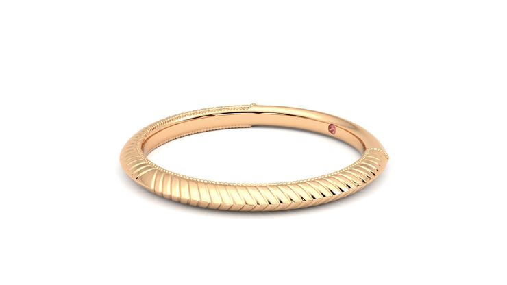 Taylor & Hart Calico Wedding Ring 360 degree image 23