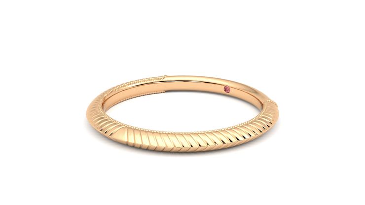 Taylor & Hart Calico Wedding Ring 360 degree image 24