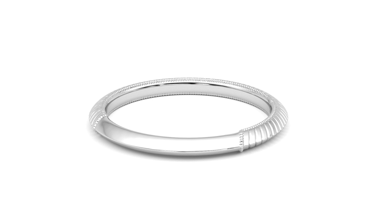 Taylor & Hart Calico Wedding Ring 360 degree image 14