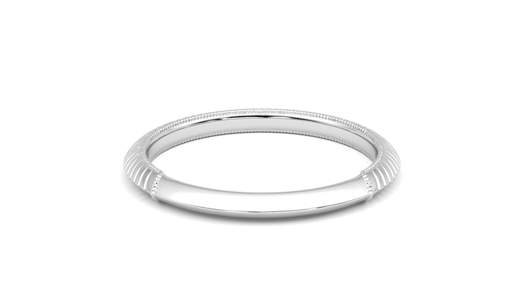 Taylor & Hart Calico Wedding Ring 360 degree image 15