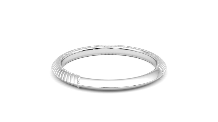 Taylor & Hart Calico Wedding Ring 360 degree image 16