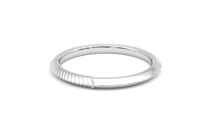 Taylor & Hart Calico Wedding Ring 360 degree image 17