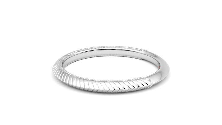 Taylor & Hart Calico Wedding Ring 360 degree image 20