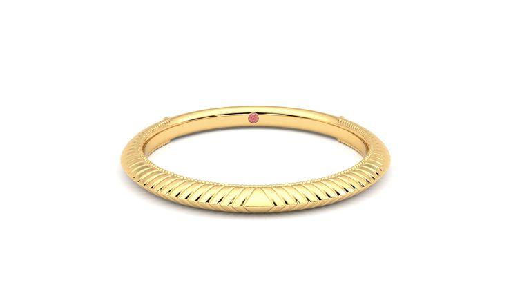 Taylor & Hart Calico Wedding Ring 360 degree image 1
