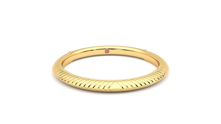 Taylor & Hart Calico Wedding Ring 360 degree image 2