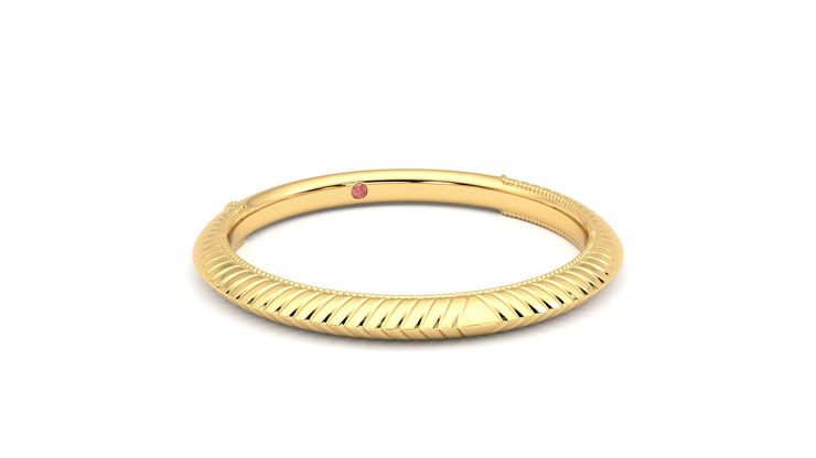Taylor & Hart Calico Wedding Ring 360 degree image 4