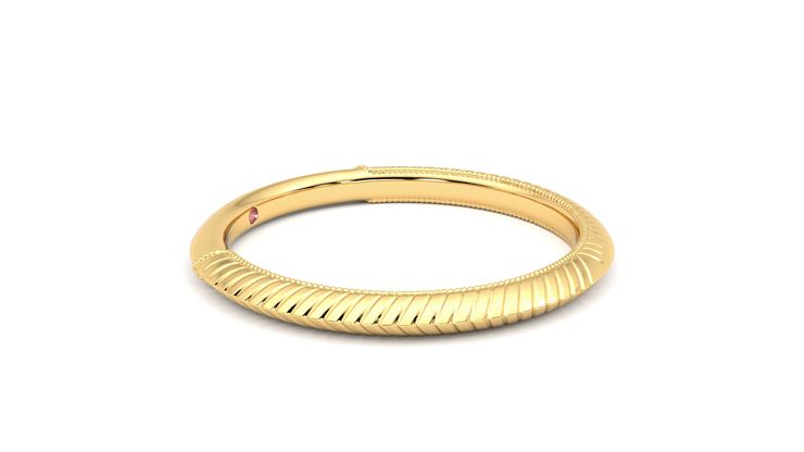 Taylor & Hart Calico Wedding Ring 360 degree image 8
