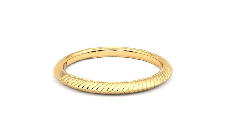Taylor & Hart Calico Wedding Ring 360 degree image 9
