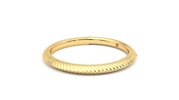 Taylor & Hart Calico Wedding Ring 360 degree image 23