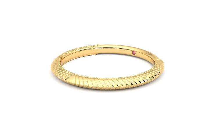 Taylor & Hart Calico Wedding Ring 360 degree image 24