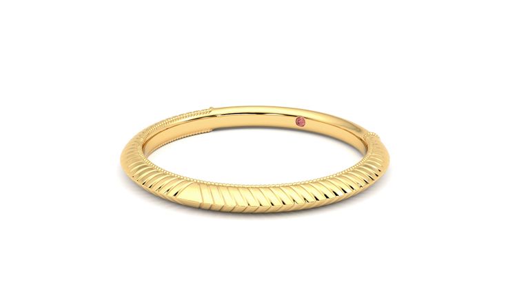 Taylor & Hart Calico Wedding Ring 360 degree image 25