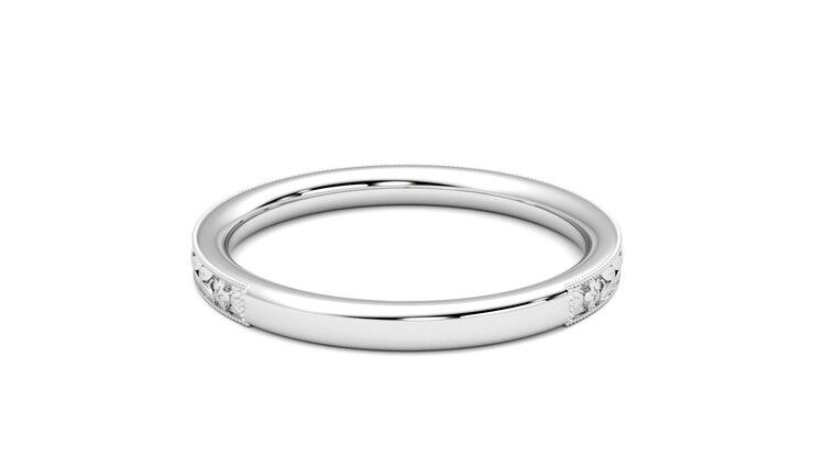 Taylor & Hart Calla Wedding Ring 360 degree image 15