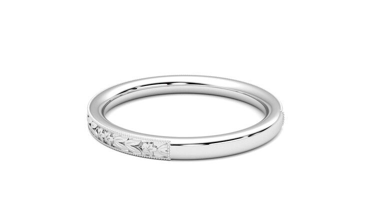 Taylor & Hart Calla Wedding Ring 360 degree image 17