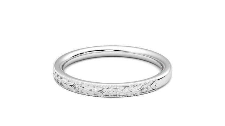 Taylor & Hart Calla Wedding Ring 360 degree image 20