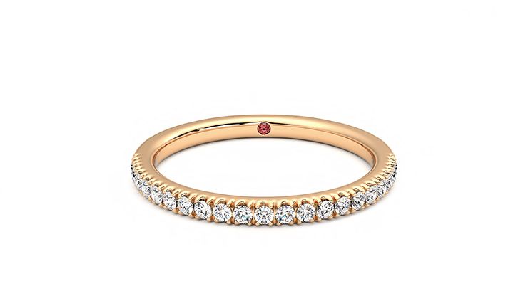 Taylor & Hart Camellia Wedding Ring 360 degree image 0