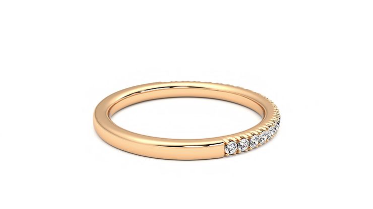 Taylor & Hart Camellia Wedding Ring 360 degree image 11