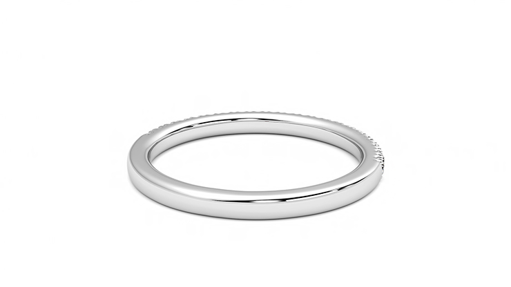 Taylor & Hart Camellia Wedding Ring 360 degree image 14