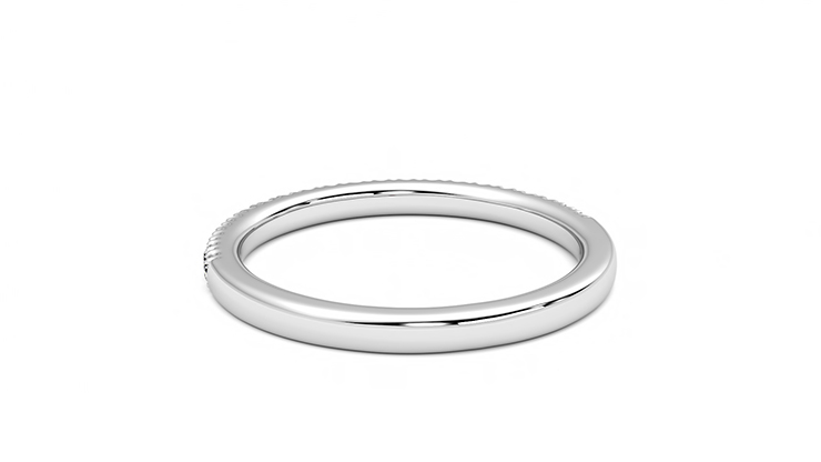 Taylor & Hart Camellia Wedding Ring 360 degree image 16