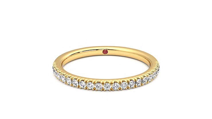 Taylor & Hart Camellia Wedding Ring 360 degree image 1