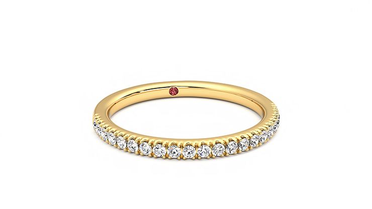 Taylor & Hart Camellia Wedding Ring 360 degree image 3
